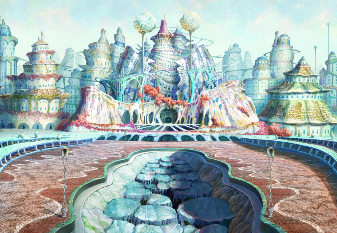 『映画ドラえもん 新・のび太の海底鬼岩城』の美術設定画①