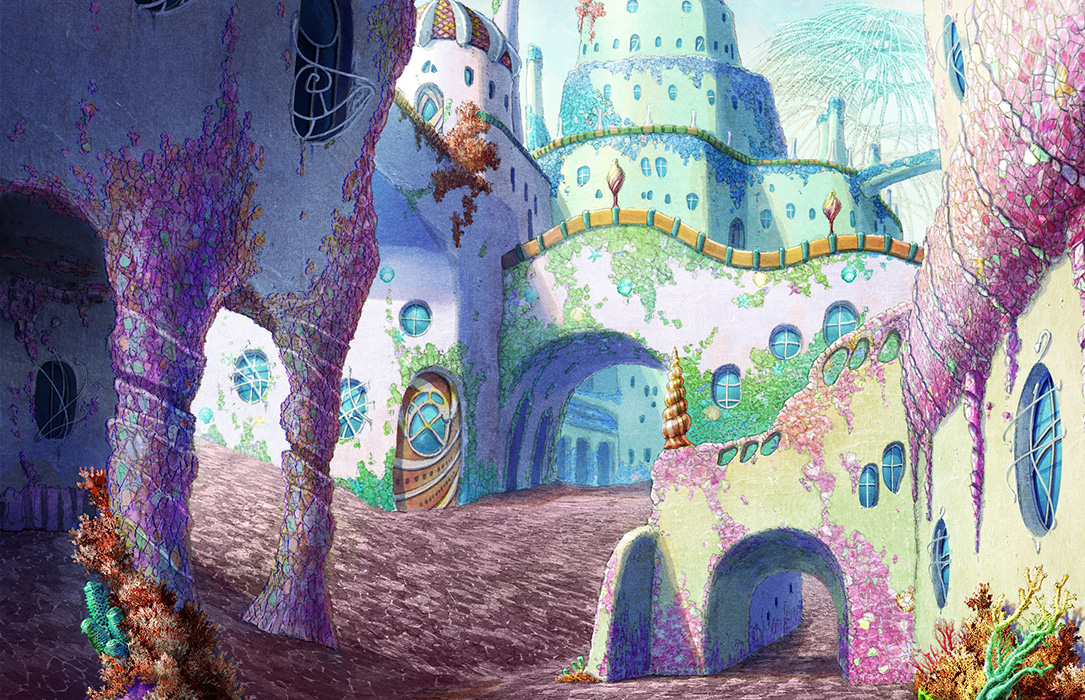 『映画ドラえもん 新・のび太の海底鬼岩城』の美術設定画③