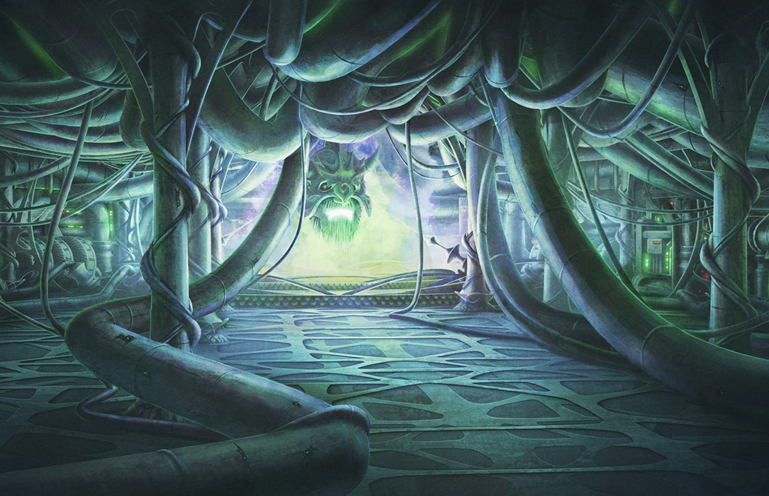 『映画ドラえもん 新・のび太の海底鬼岩城』の美術設定画⑤